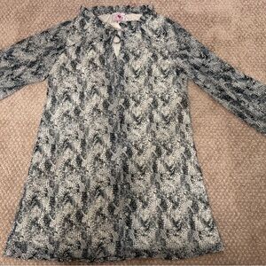 Buddy Love Snake Skin Print Dress